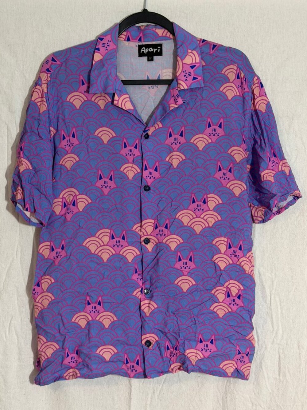 Apari Kuo Wave Button Down Medium